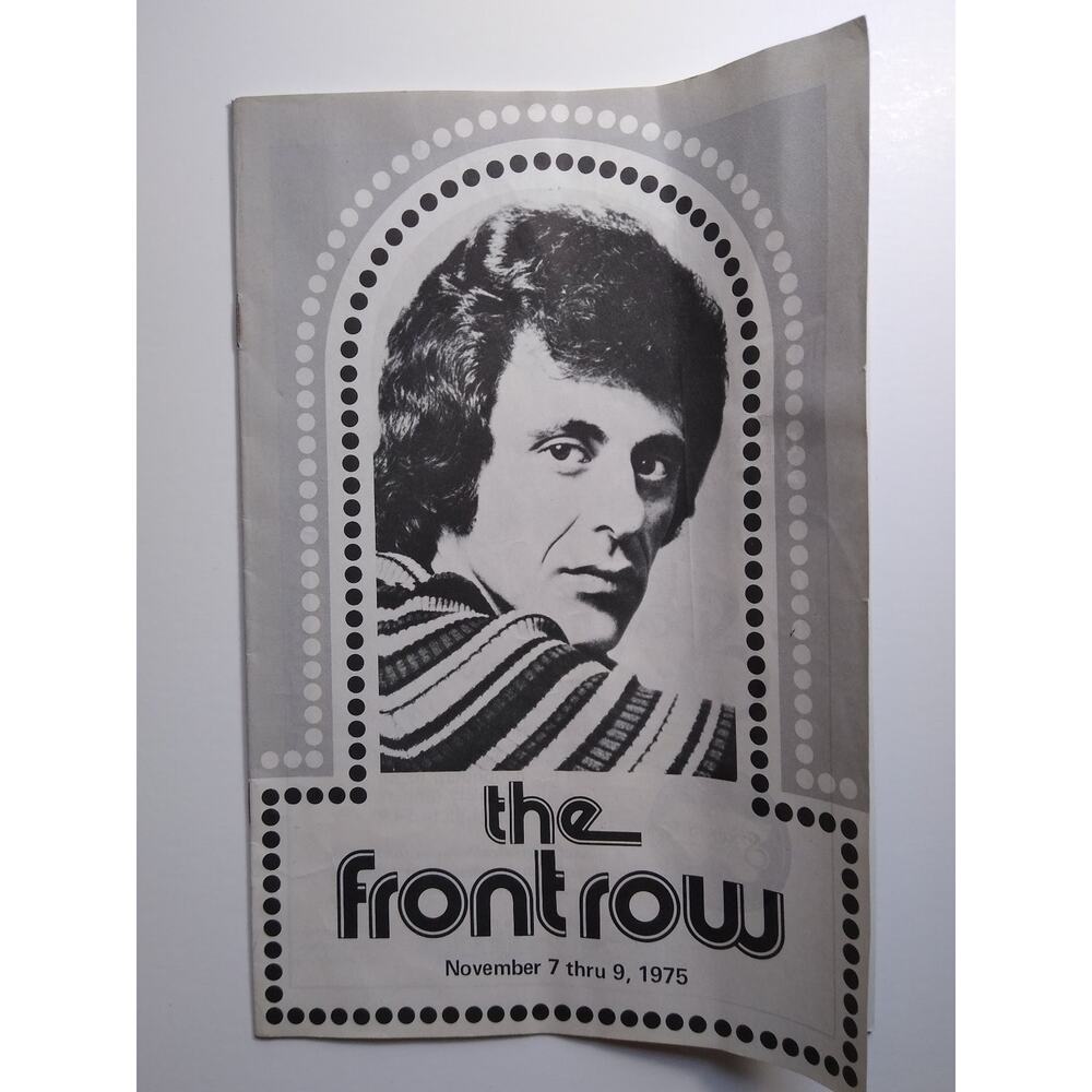 The Front Row Magazine Nov 1975 Frankie Valli Four Seasons Publisher